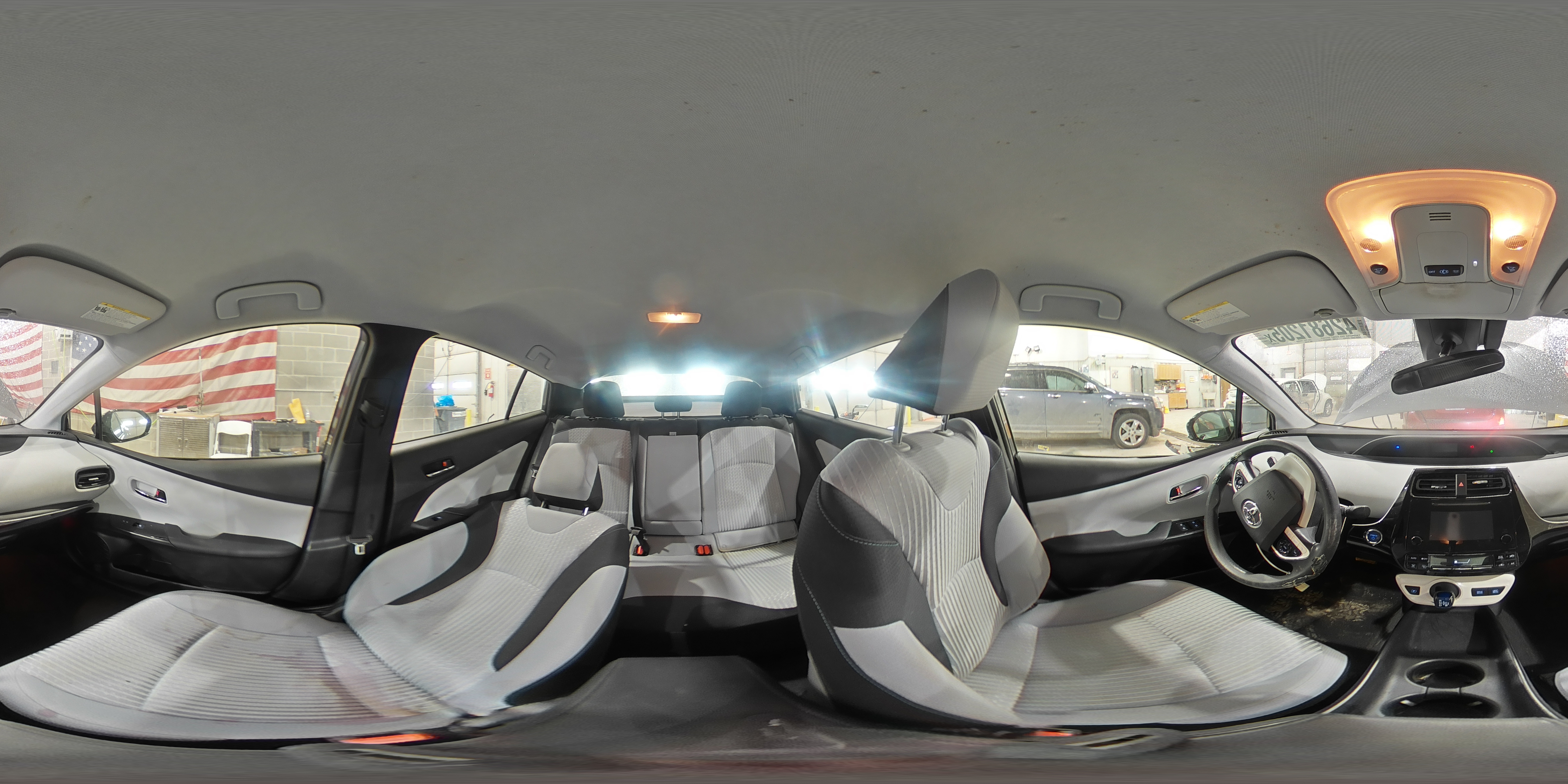 2017 Toyota Prius VIN JTDKARFU6H3041683 Copart auction photo, front end / side damage thumbnail 14