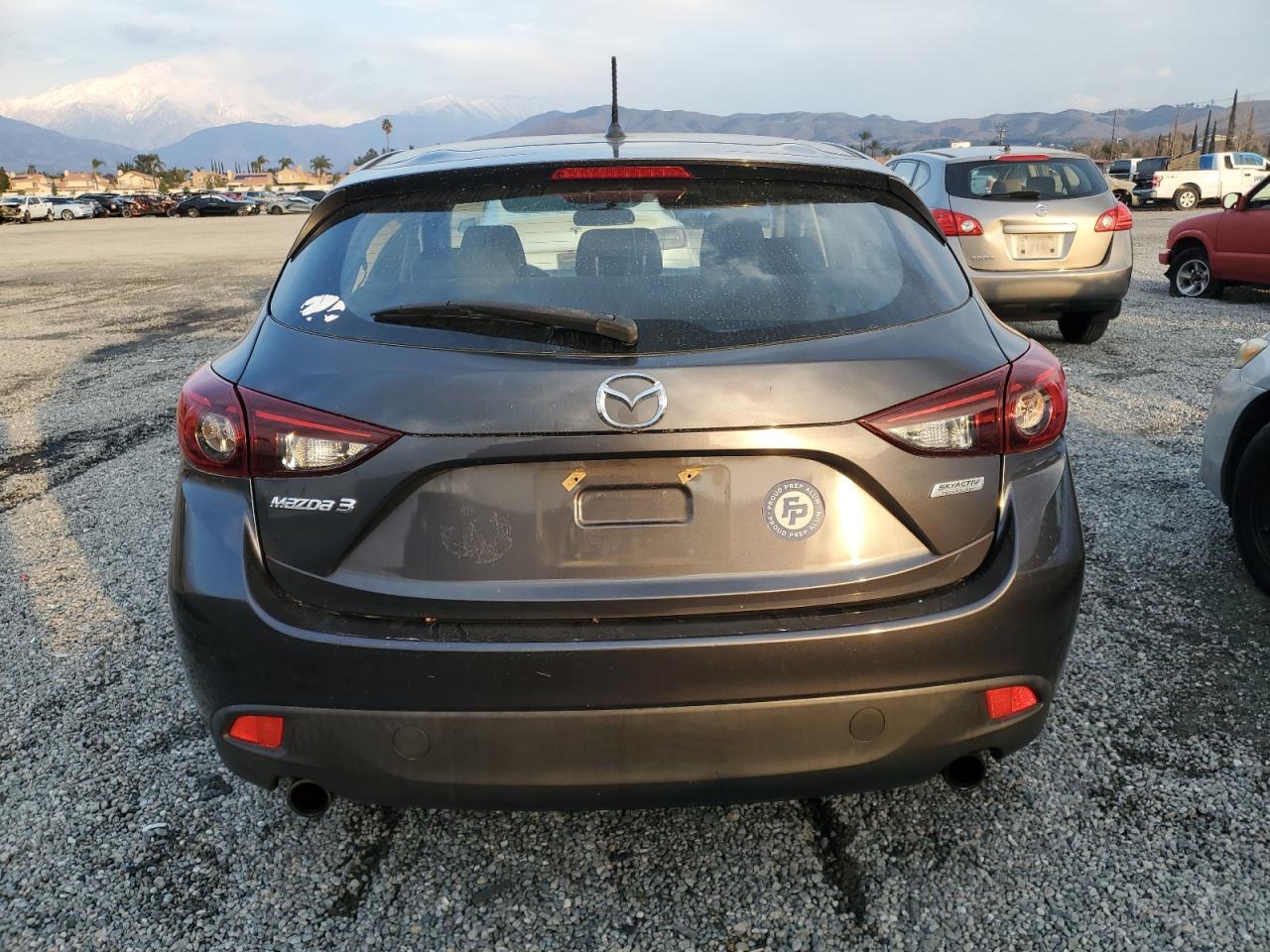 2015 Mazda 3 VIN JM1BM1K73F1261171 Copart auction photo, water/flood damage thumbnail 6