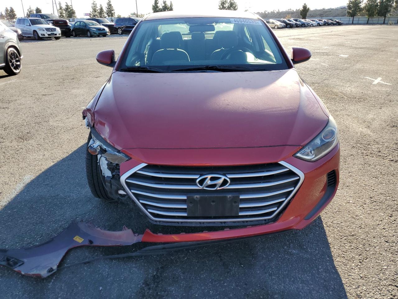 2018 Hyundai Elantra VIN 5NPD84LF1JH217630 Copart auction photo, front end / rear end damage thumbnail 5