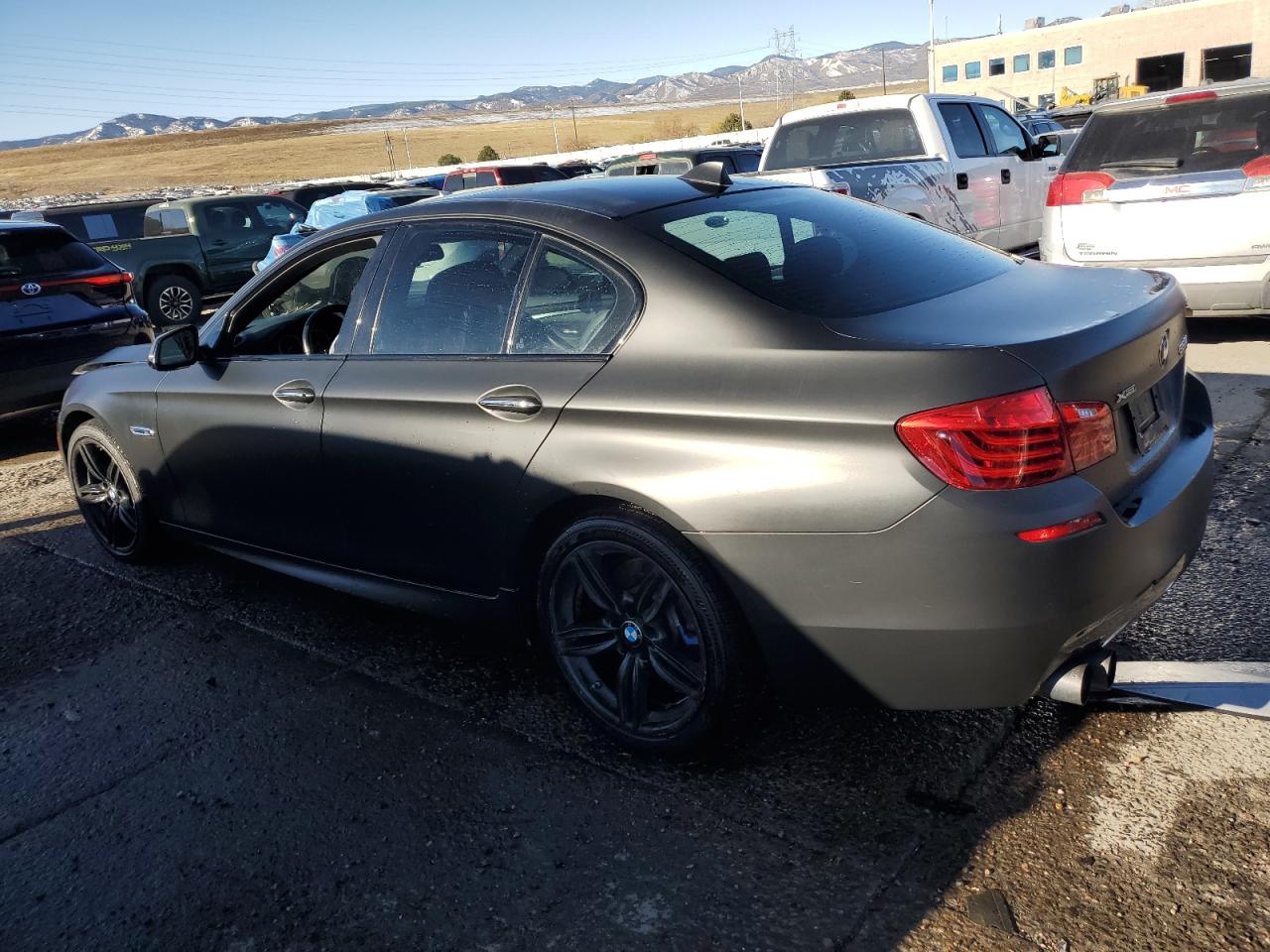 2014 BMW 5er VIN WBAKP9C53EDZ34876 Copart auction photo, front end damage thumbnail 2