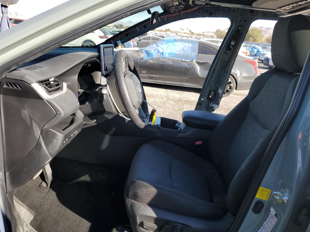 2022 Toyota RAV 4 VIN 2T3W1RFV3NW194685 Copart auction photo, rear end / front end damage thumbnail 7