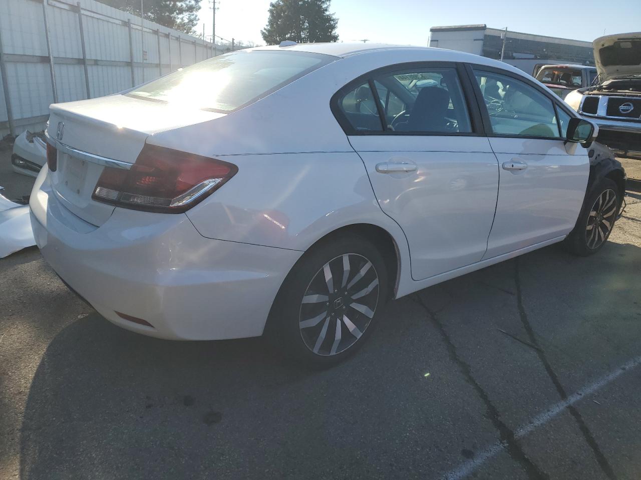 2014 Honda Civic VIN 19XFB2F98EE030951 Copart auction photo, front end damage thumbnail 3
