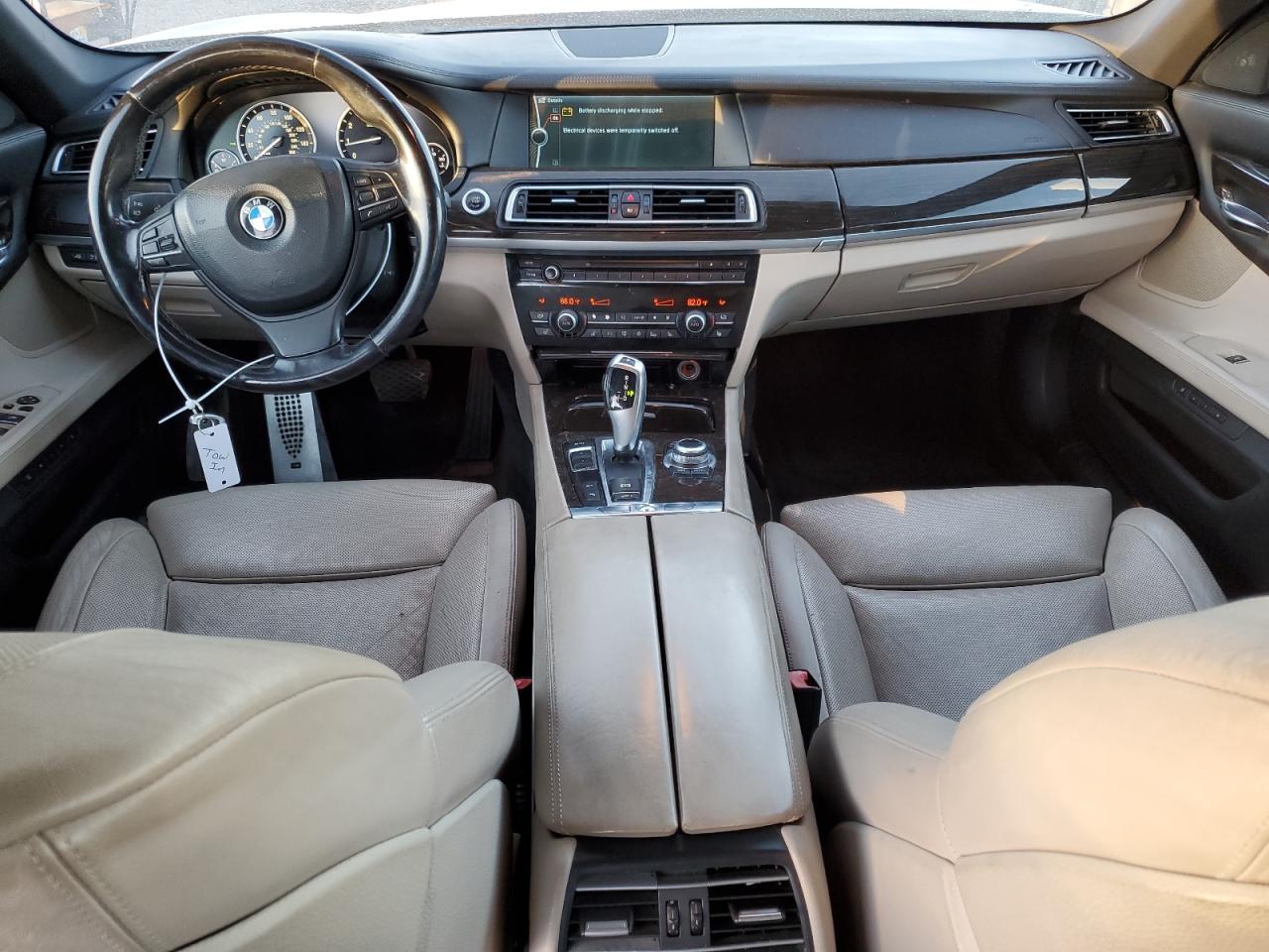 2012 BMW 7er VIN WBAKB8C59CC964363 Copart auction photo, front end damage thumbnail 8