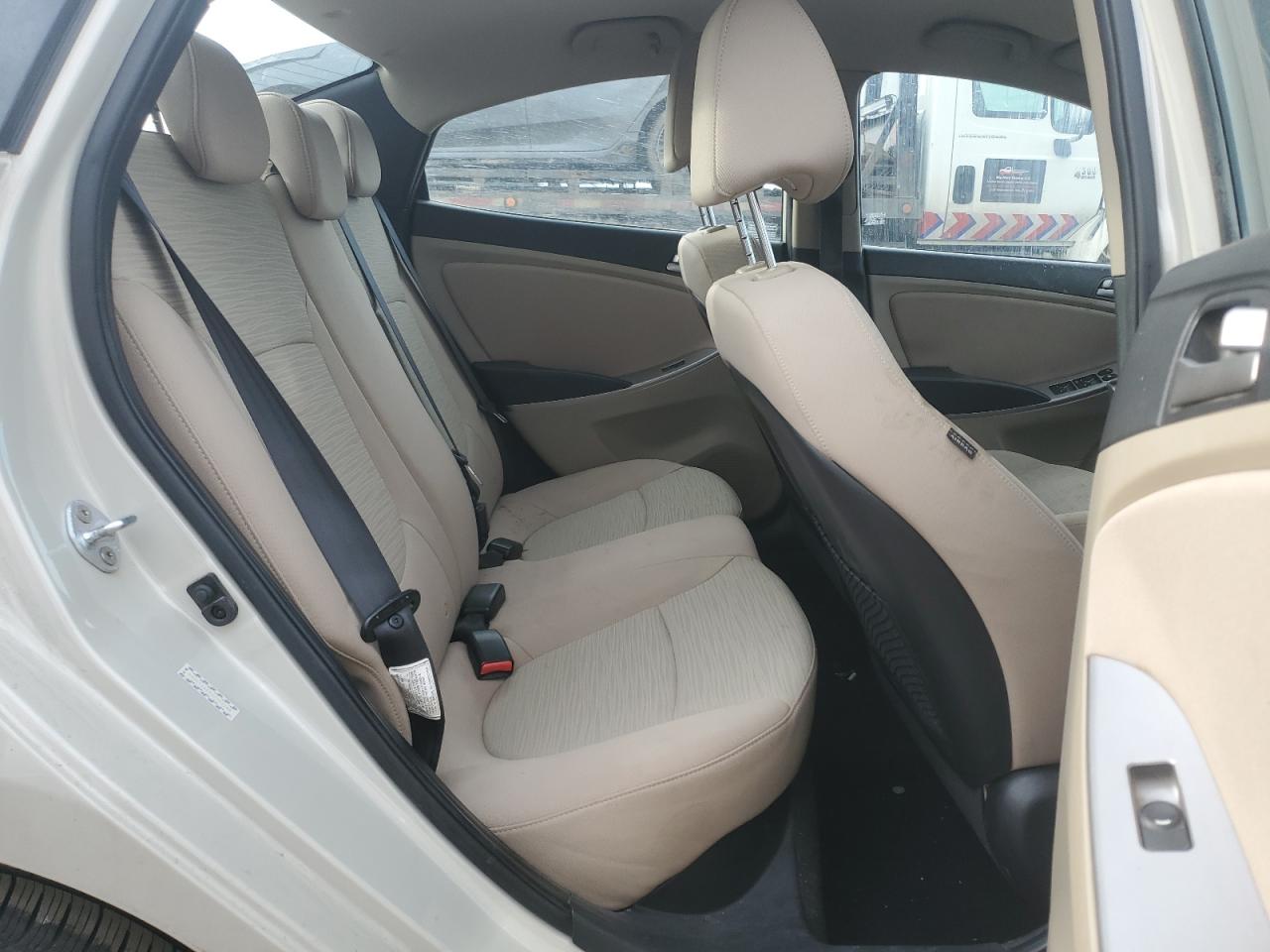 2016 Hyundai Accent VIN KMHCT4AE8GU127289 Copart auction photo, side / front end damage thumbnail 10