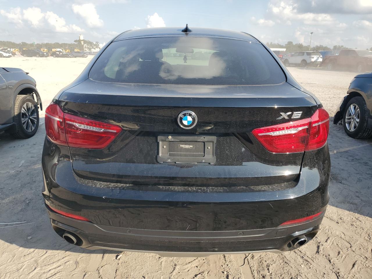 2016 BMW X6 VIN 5UXKU0C56G0F93508 Copart auction photo, front end / side damage thumbnail 6