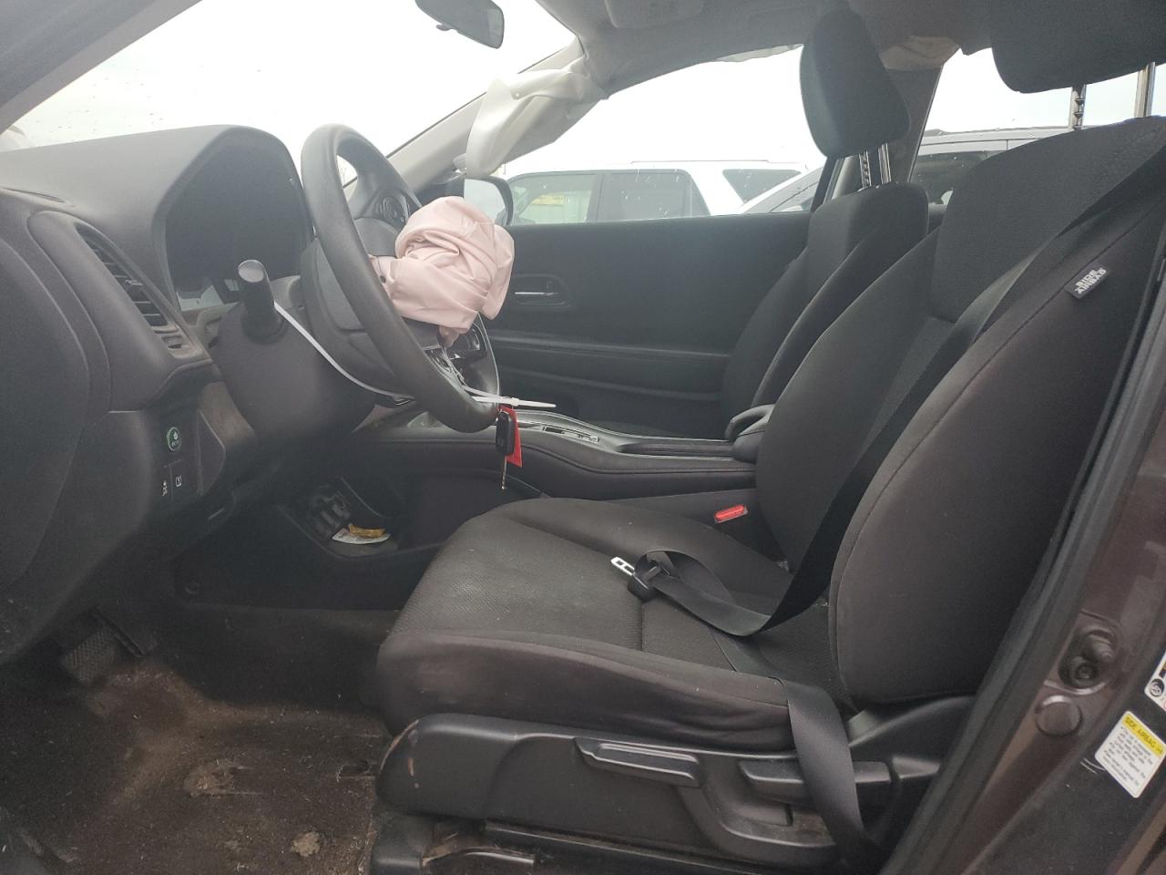 2016 Honda HR-V VIN 3CZRU6H33GM764438 Copart auction photo, front end damage thumbnail 7