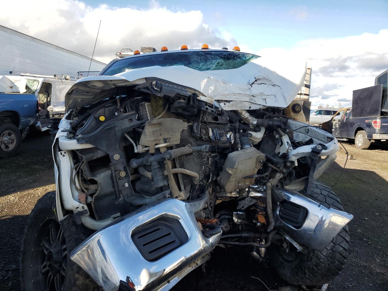 2011 Ford F350 VIN 1FT8W3BT3BEC03853 Copart auction photo, all over damage thumbnail 5