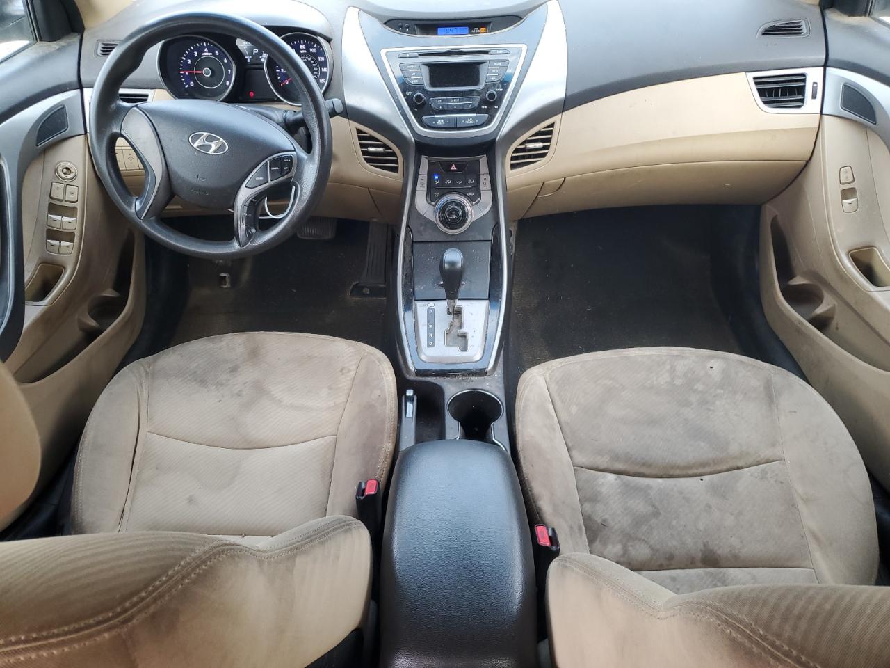 2013 Hyundai Elantra VIN 5NPDH4AE1DH359779 Copart auction photo, all over damage thumbnail 8