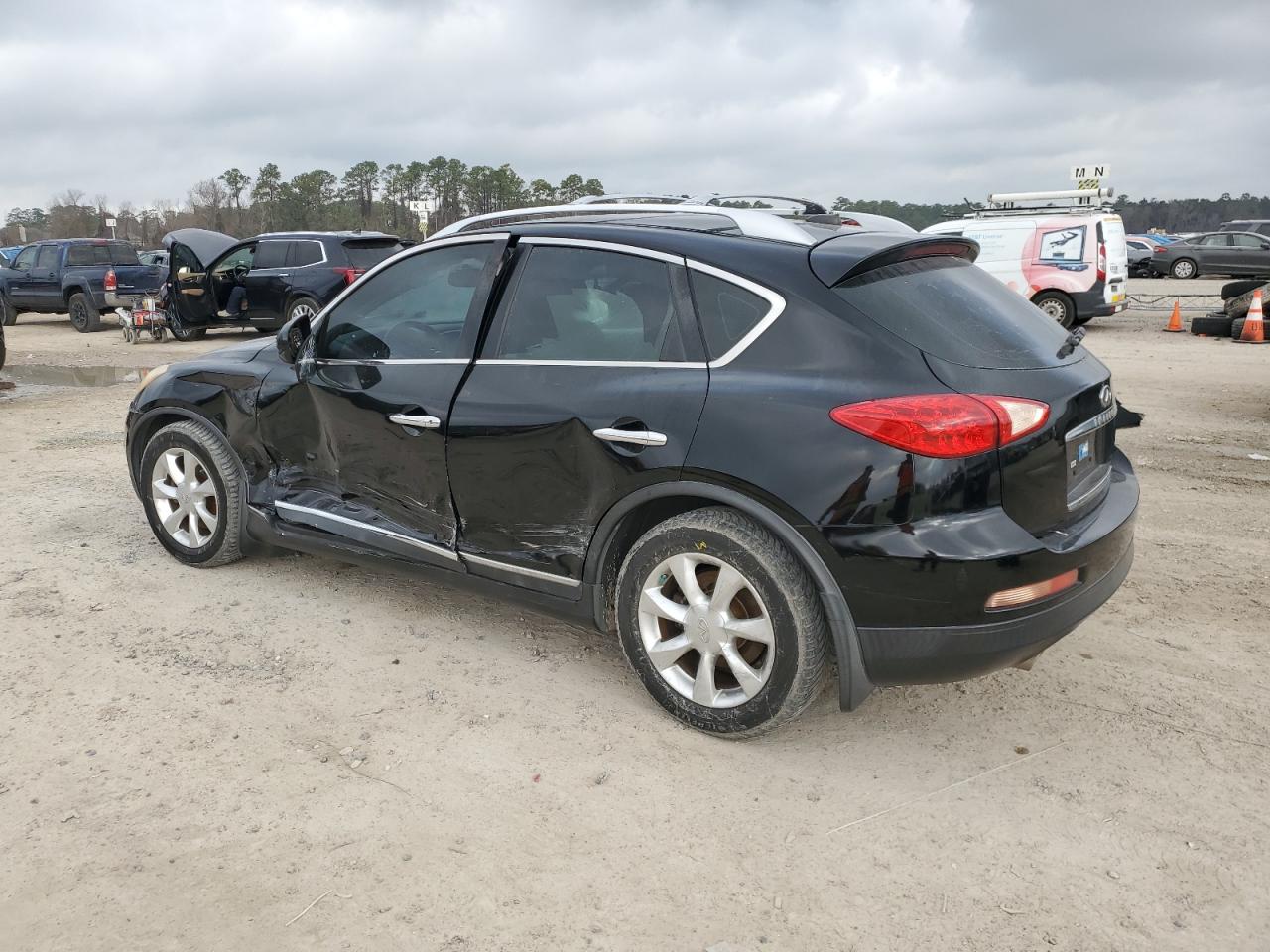 2009 Infiniti EX VIN JNKAJ09E79M900365 Copart auction photo, side damage thumbnail 2