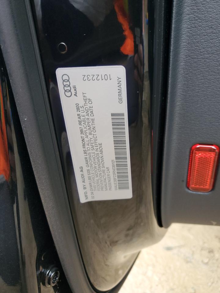2024 Audi A6 VIN WAUE3BF23RN039101 Copart auction photo, front end damage thumbnail 14