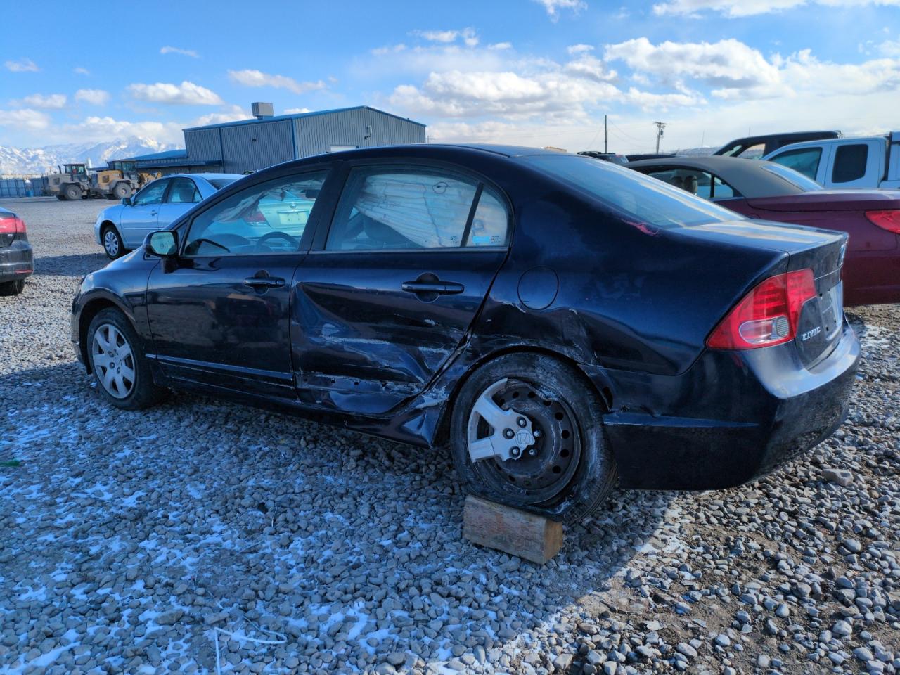 2006 Honda Civic VIN 1HGFA16576L108317 Copart auction photo, side damage thumbnail 2
