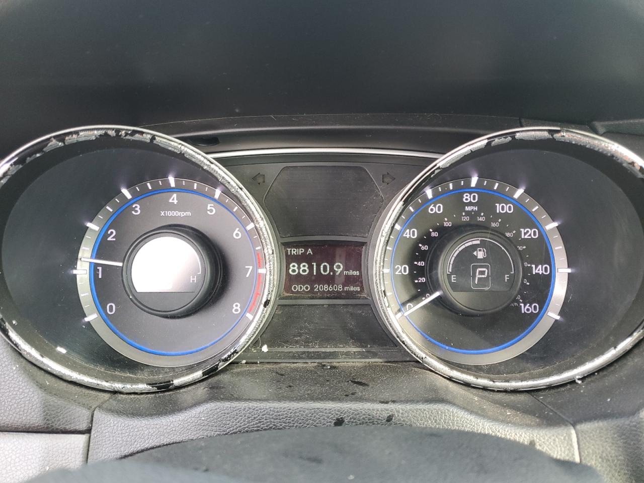 2014 Hyundai Sonata VIN 5NPEB4AC1EH829492 Copart auction photo, vandalism damage thumbnail 9