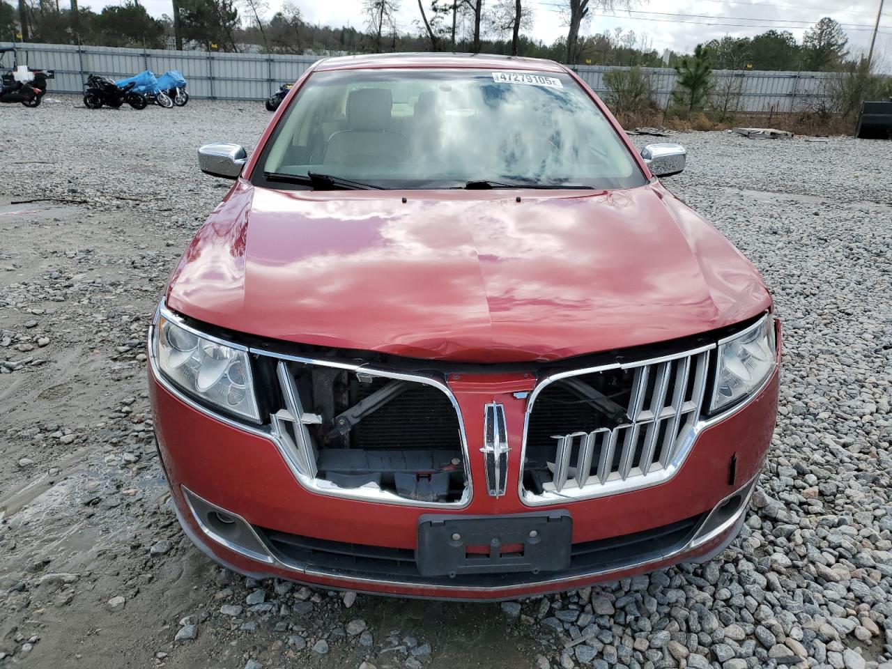 2011 Lincoln MKZ VIN 3LNHL2GC3BR760038 Copart auction photo, front end damage thumbnail 5