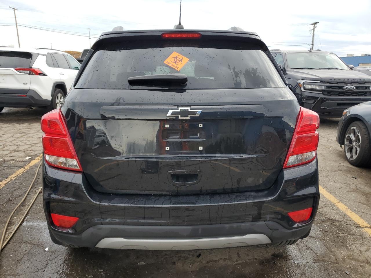 2017 Chevrolet Trax VIN 3GNCJLSB5HL267151 Copart auction photo, front end / side damage thumbnail 6
