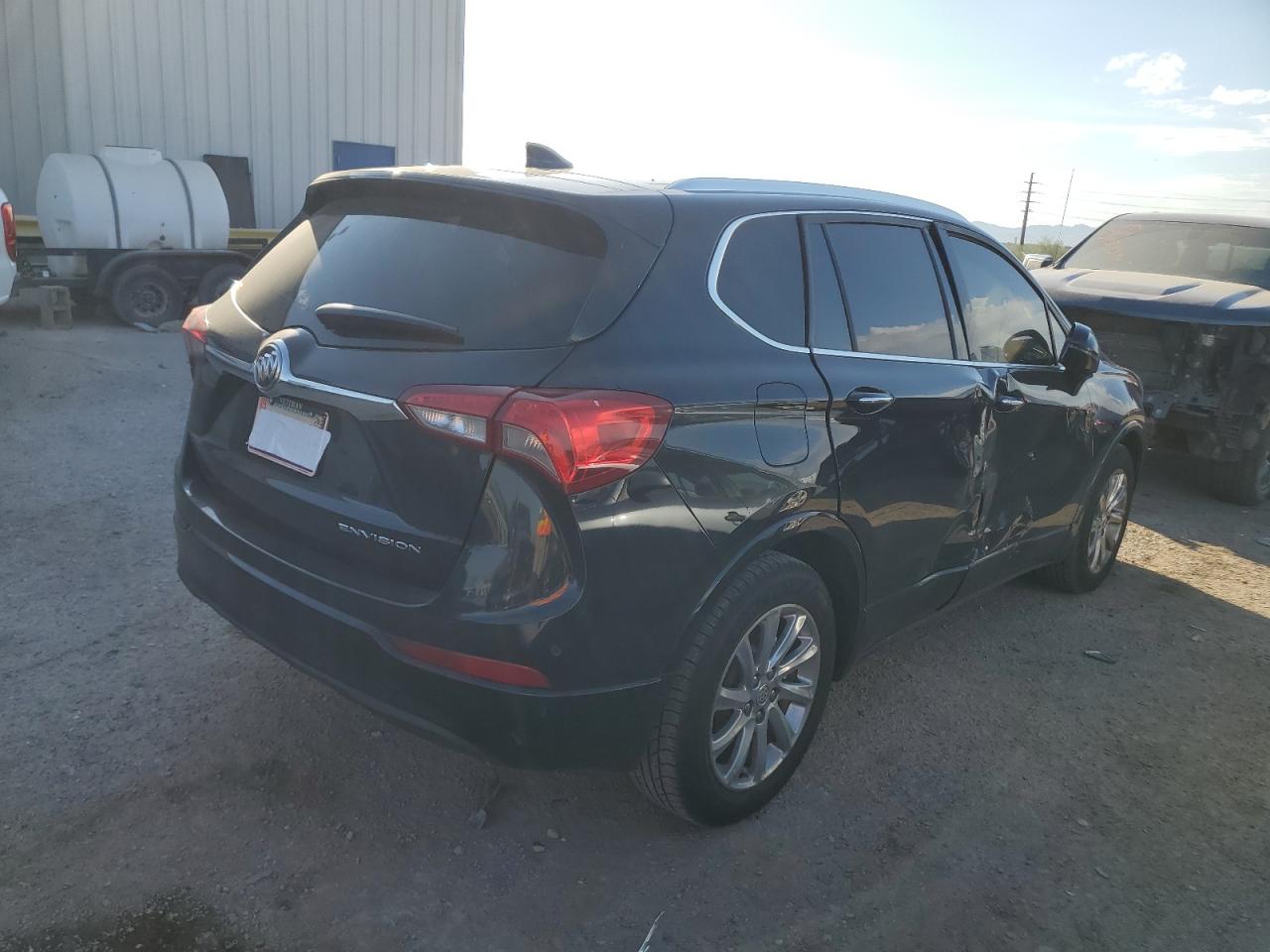 2020 Buick Envision VIN LRBFXCSA1LD141281 Copart auction photo, side damage thumbnail 3