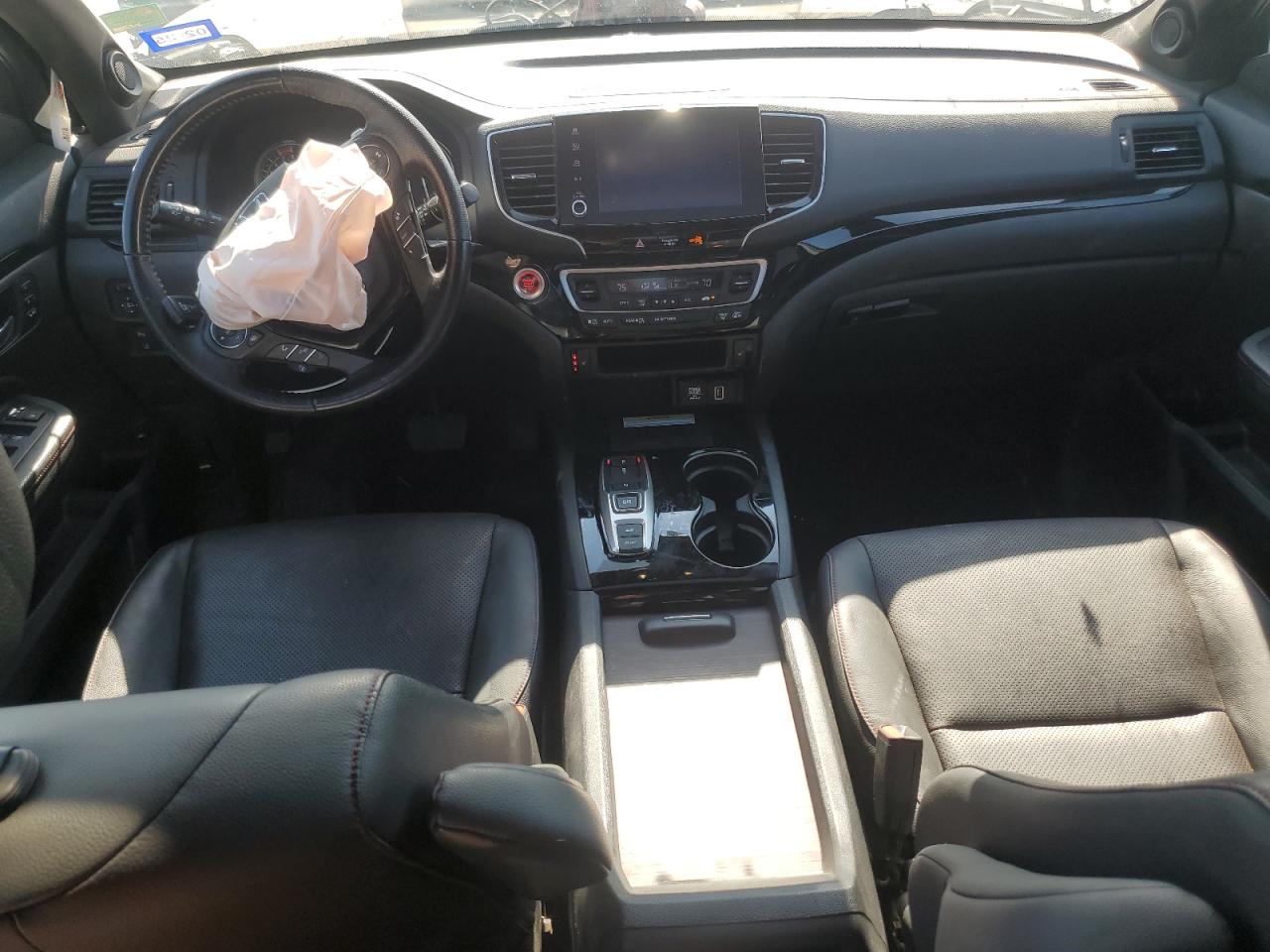 2022 Honda Ridgeline VIN 5FPYK3F83NB039533 Copart auction photo, front end / top/roof damage thumbnail 8