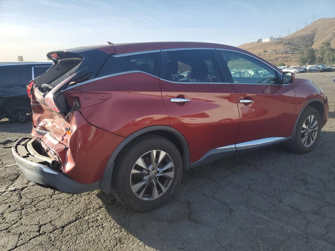 2015 Nissan Murano VIN 5N1AZ2MG9FN284992 Copart auction photo, rear end / front end damage thumbnail 3