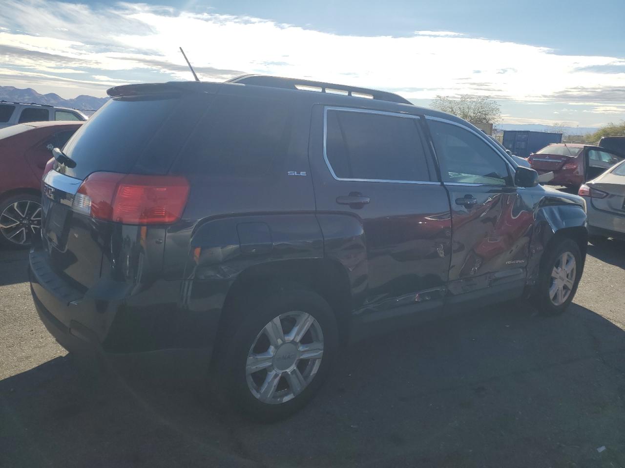 2014 GMC Terrain VIN 2GKALREK4E6279708 Copart auction photo, side damage thumbnail 3