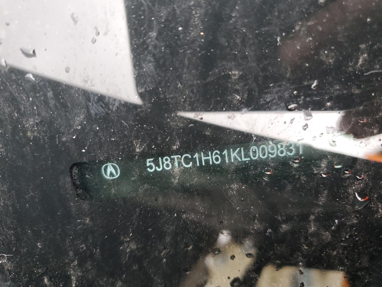 2019 Acura RDX VIN 5J8TC1H61KL009831 Copart auction photo, front end damage thumbnail 15