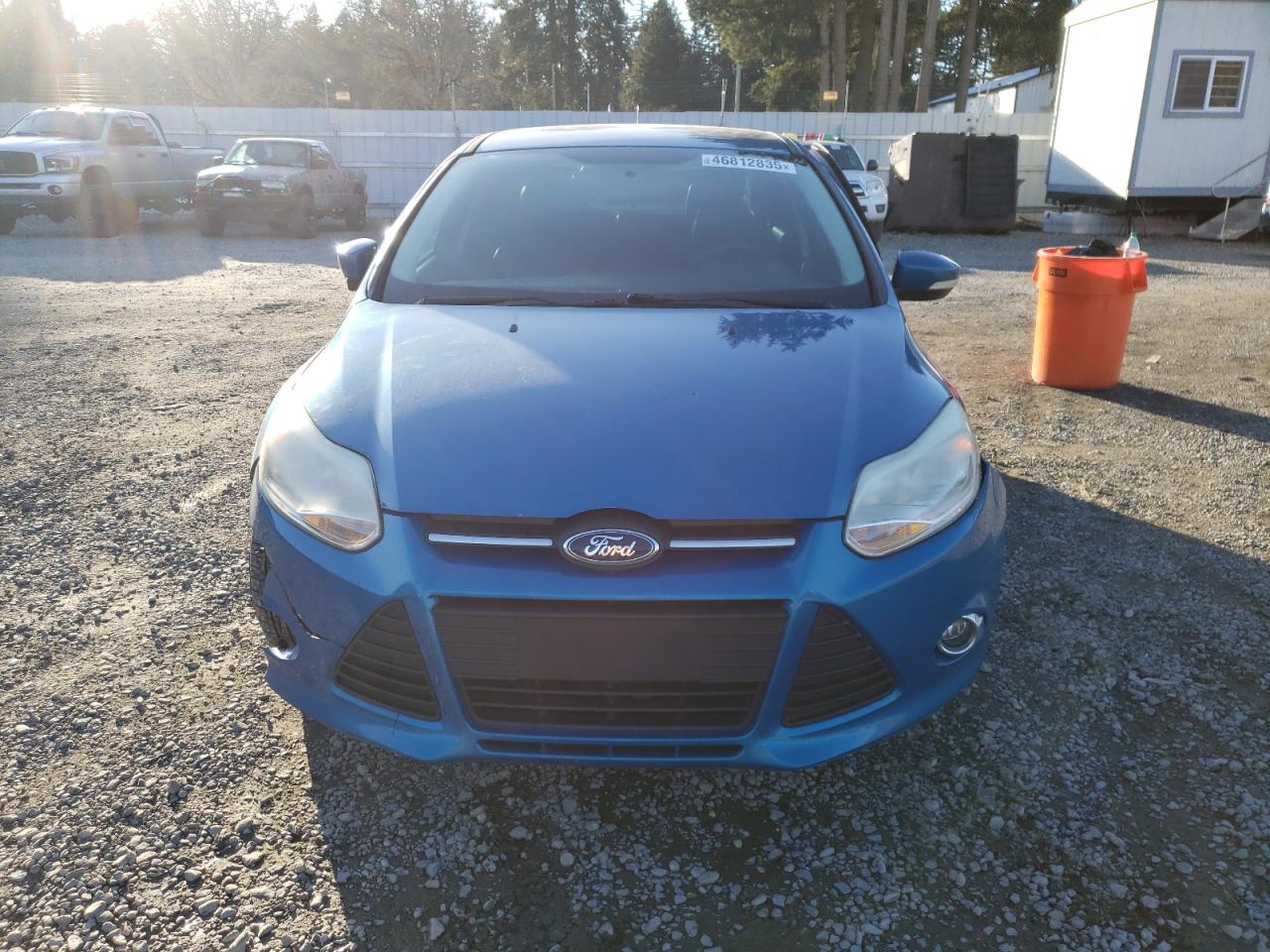 2014 Ford Focus VIN 1FADP3F21EL183153 Copart auction photo, side / front end damage thumbnail 5