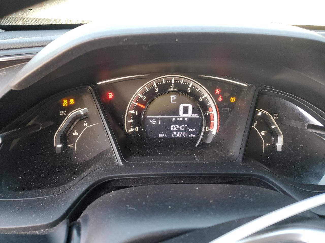 2016 Honda Civic VIN 2HGFC2F51GH529383 Copart auction photo, front end / rear end damage thumbnail 9