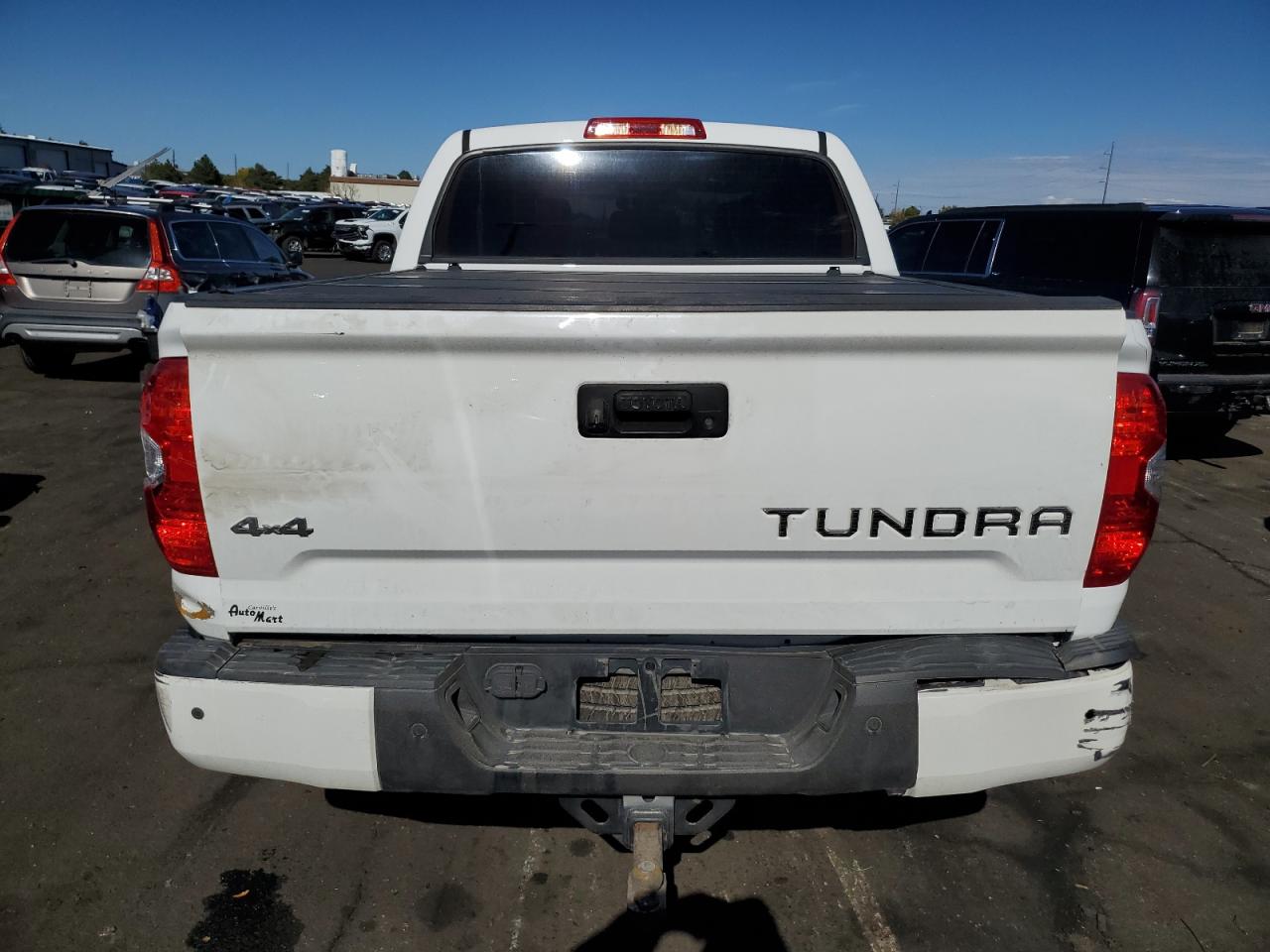 2018 Toyota Tundra VIN 5TFAY5F11JX756178 Copart auction photo, front end / side damage thumbnail 6