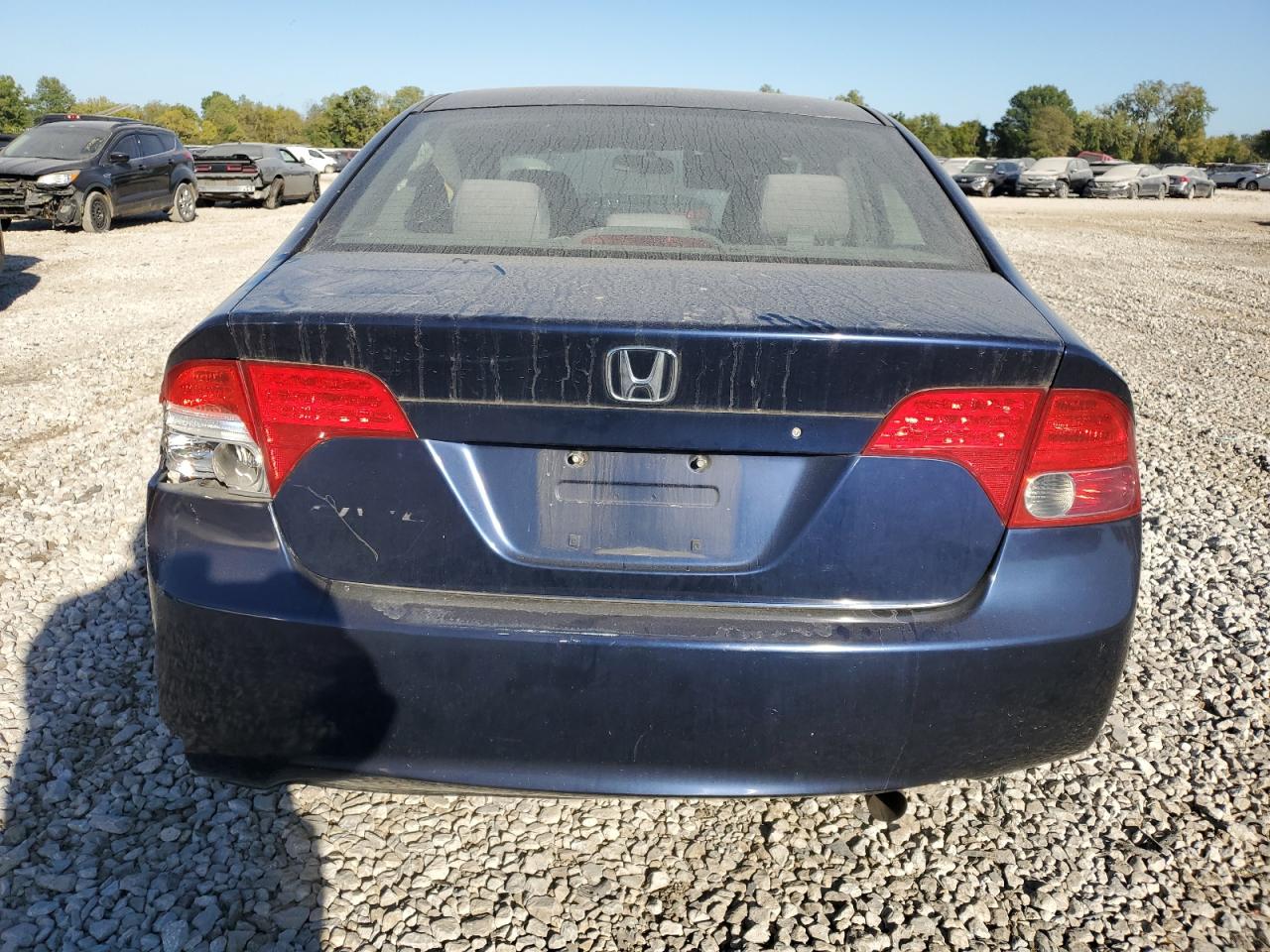 2008 Honda Civic VIN 1HGFA16548L014561 Copart auction photo, rear end damage thumbnail 6