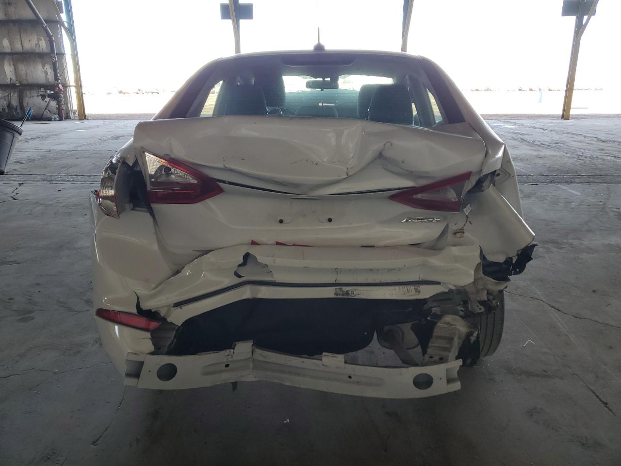 2019 Ford Fiesta VIN 3FADP4AJ0KM164236 Copart auction photo, front end / rear end damage thumbnail 6