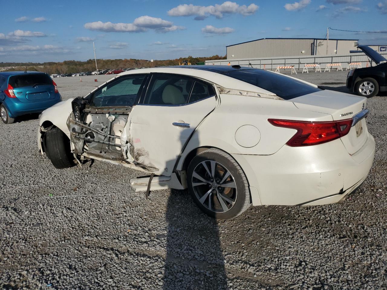 2016 Nissan Maxima VIN 1N4AA6AP7GC376175 Copart auction photo, side / front end damage thumbnail 2