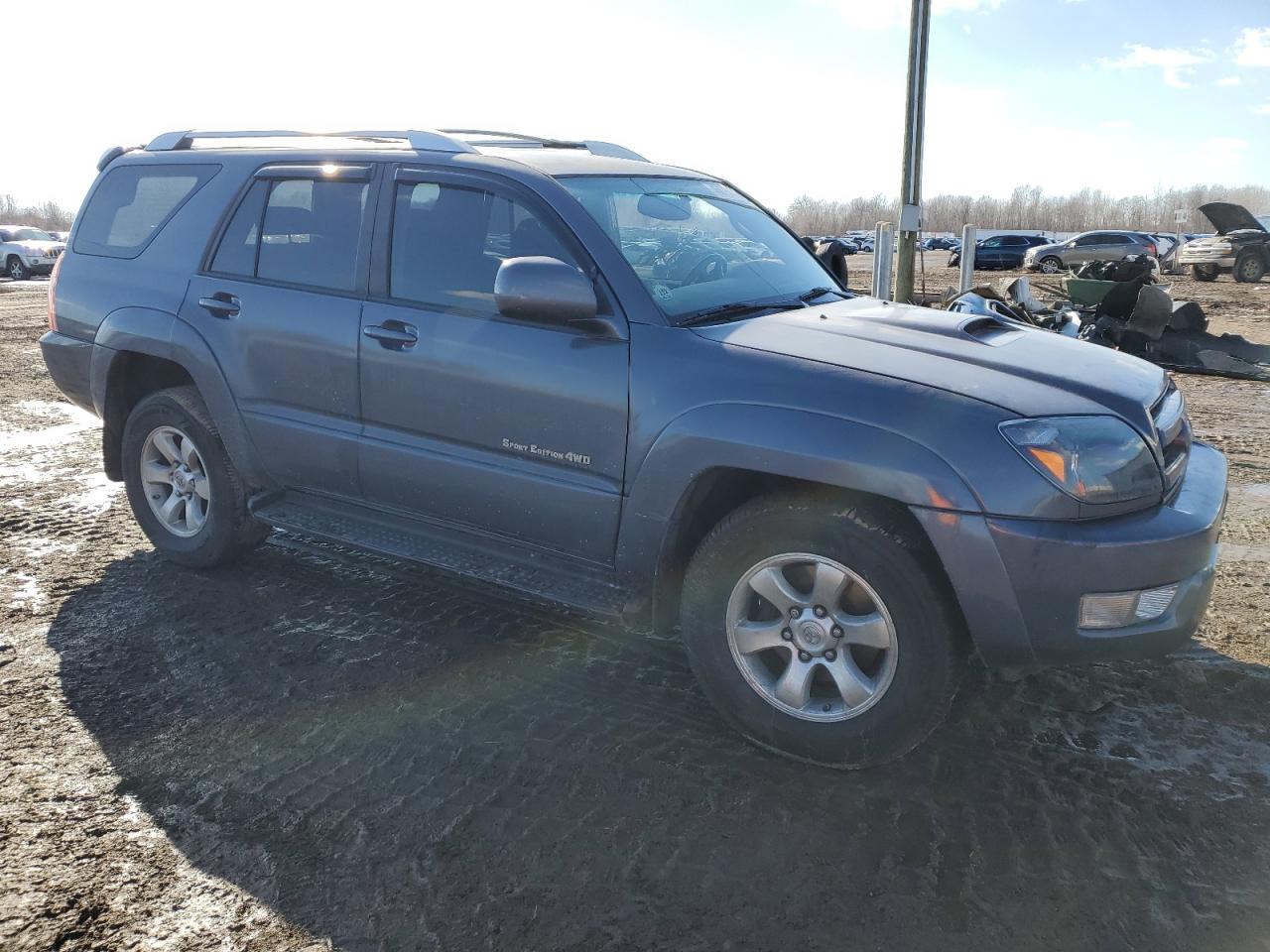 2005 Toyota 4Runner VIN JTEBU14R058036027 Copart auction photo, side damage thumbnail 4
