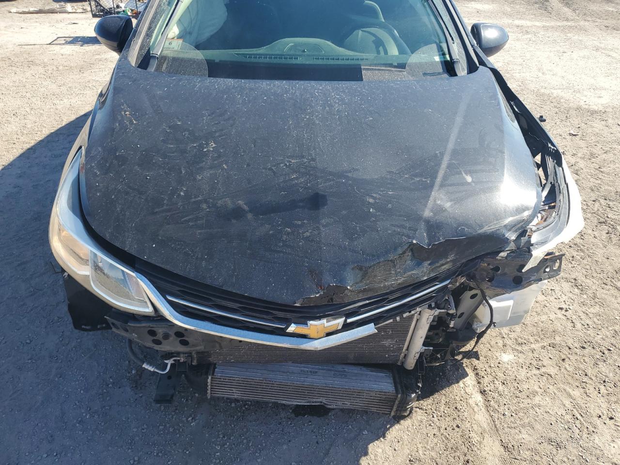 2018 Chevrolet Cruze VIN 1G1BC5SM1J7172634 Copart auction photo, front end / side damage thumbnail 11