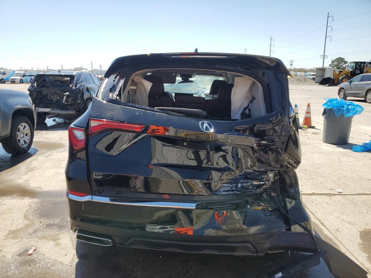2023 Acura MDX VIN 5J8YE1H46PL036867 Copart auction photo, rear end / side damage thumbnail 6