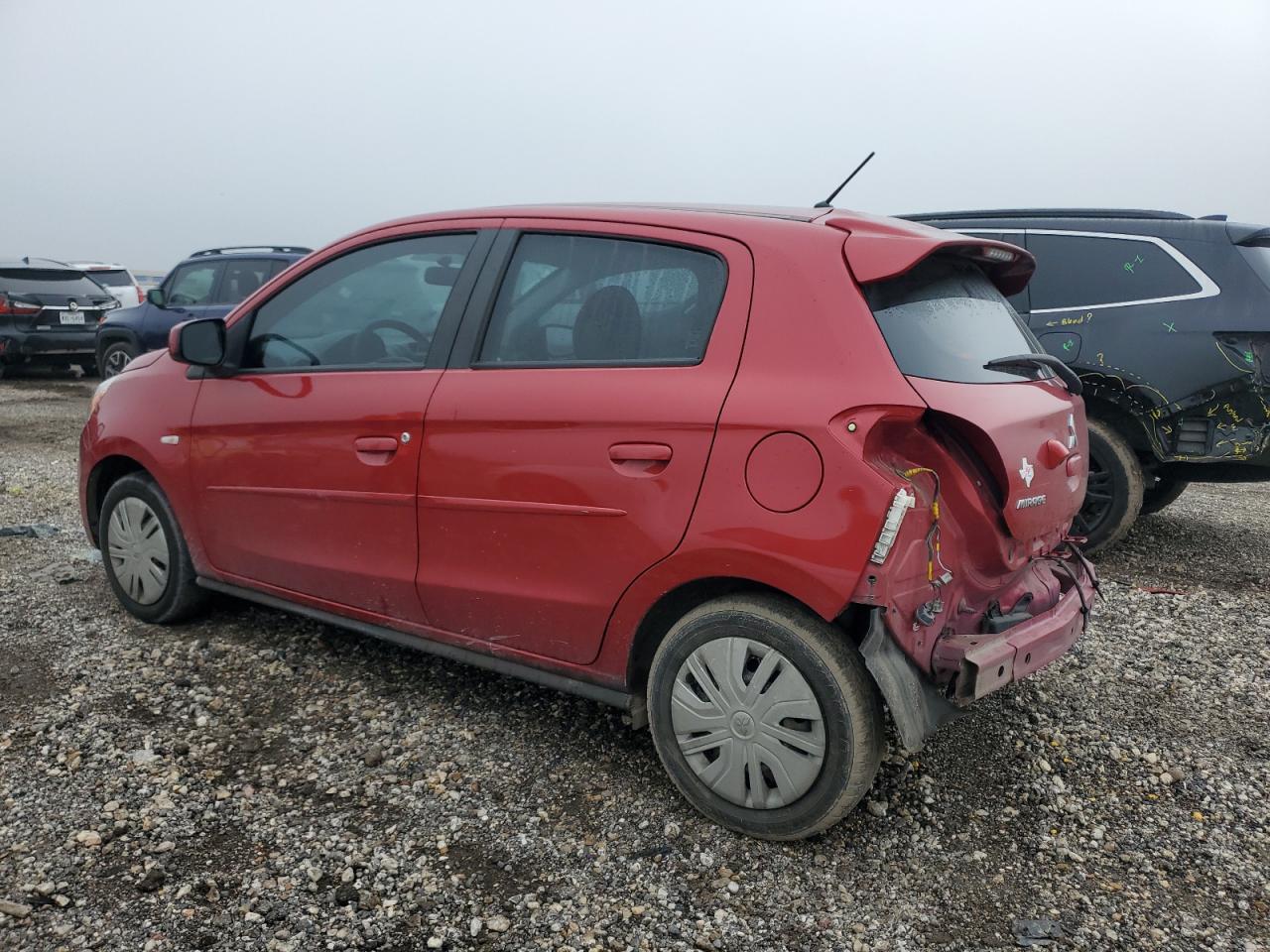 2020 Mitsubishi Mirage VIN ML32A3HJ8LH000812 Copart auction photo, rear end / mechanical damage thumbnail 2