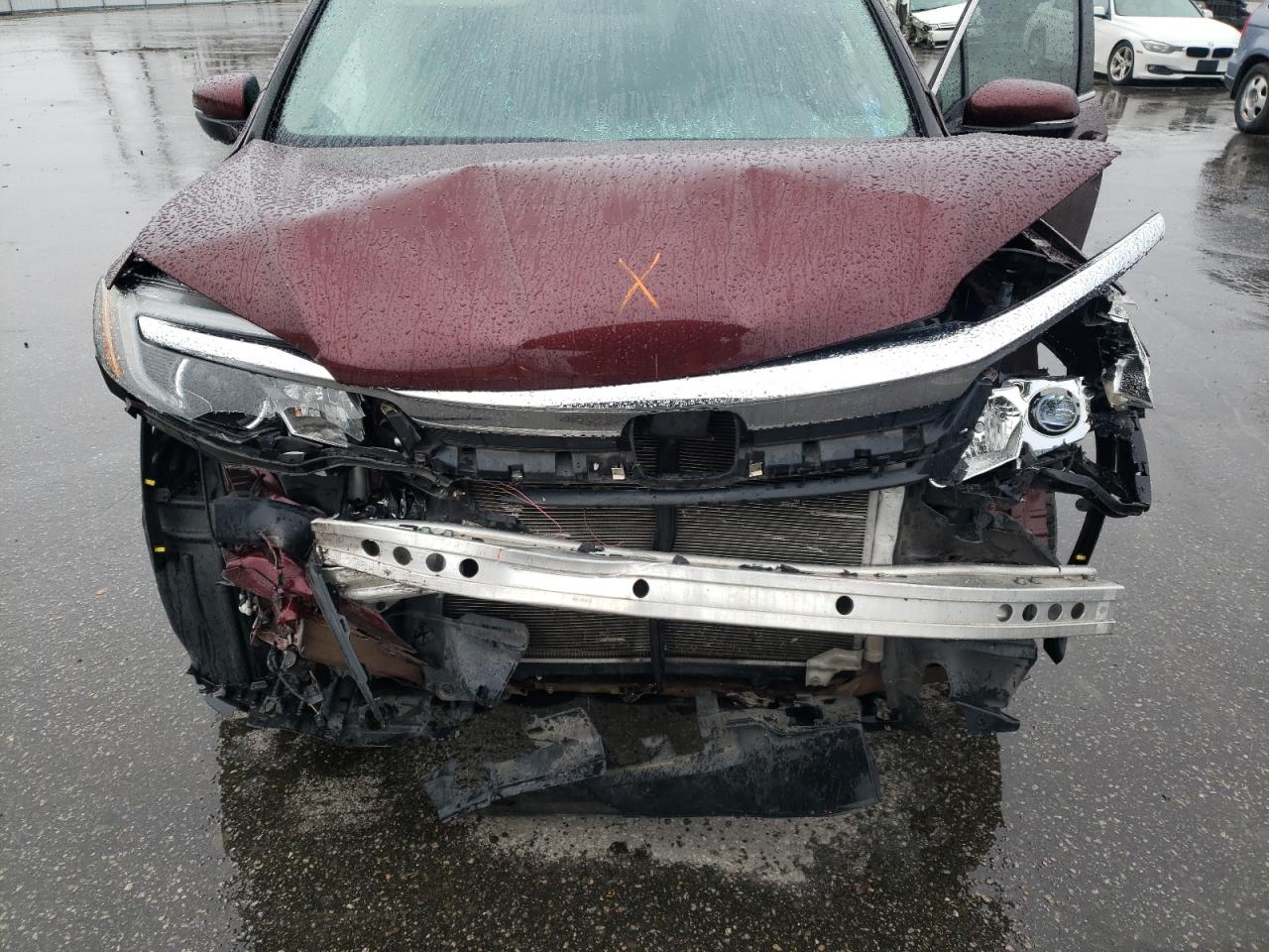2019 Honda Pilot VIN 5FNYF5H56KB041252 Copart auction photo, front end damage thumbnail 12