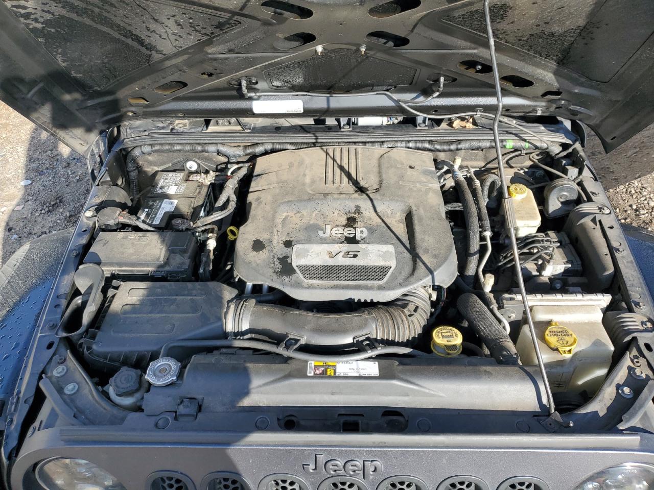 2016 Jeep Wrangler VIN 1C4BJWDG4GL194332 Copart auction photo, rear end / front end damage thumbnail 12