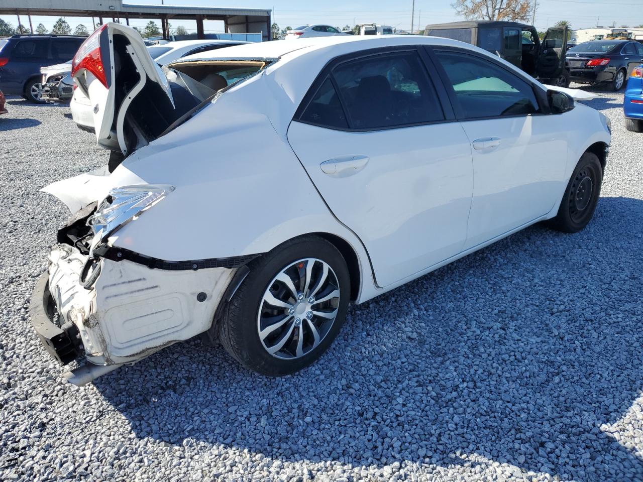 2015 Toyota Corolla VIN 2T1BURHE9FC233813 Copart auction photo, all over damage thumbnail 3