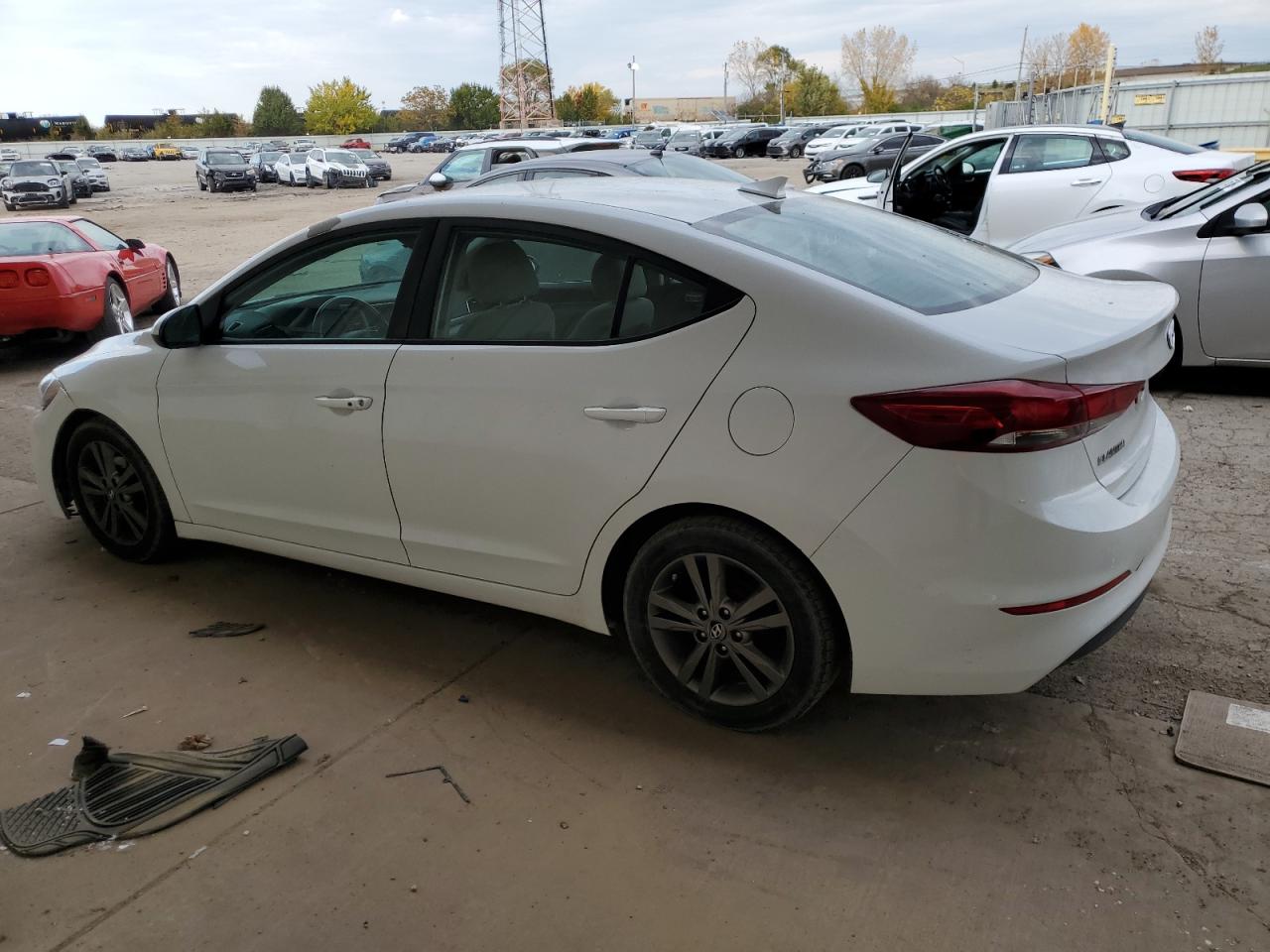 2017 Hyundai Elantra VIN 5NPD84LF0HH060442 Copart auction photo, front end damage thumbnail 2