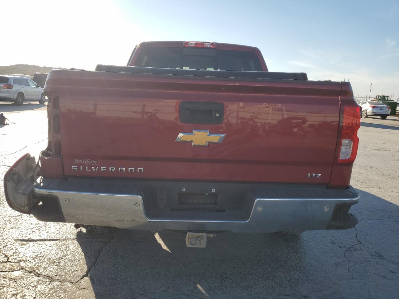 2018 Chevrolet Silverado VIN 3GCUKSEC7JG197353 Copart auction photo, rear end / side damage thumbnail 6