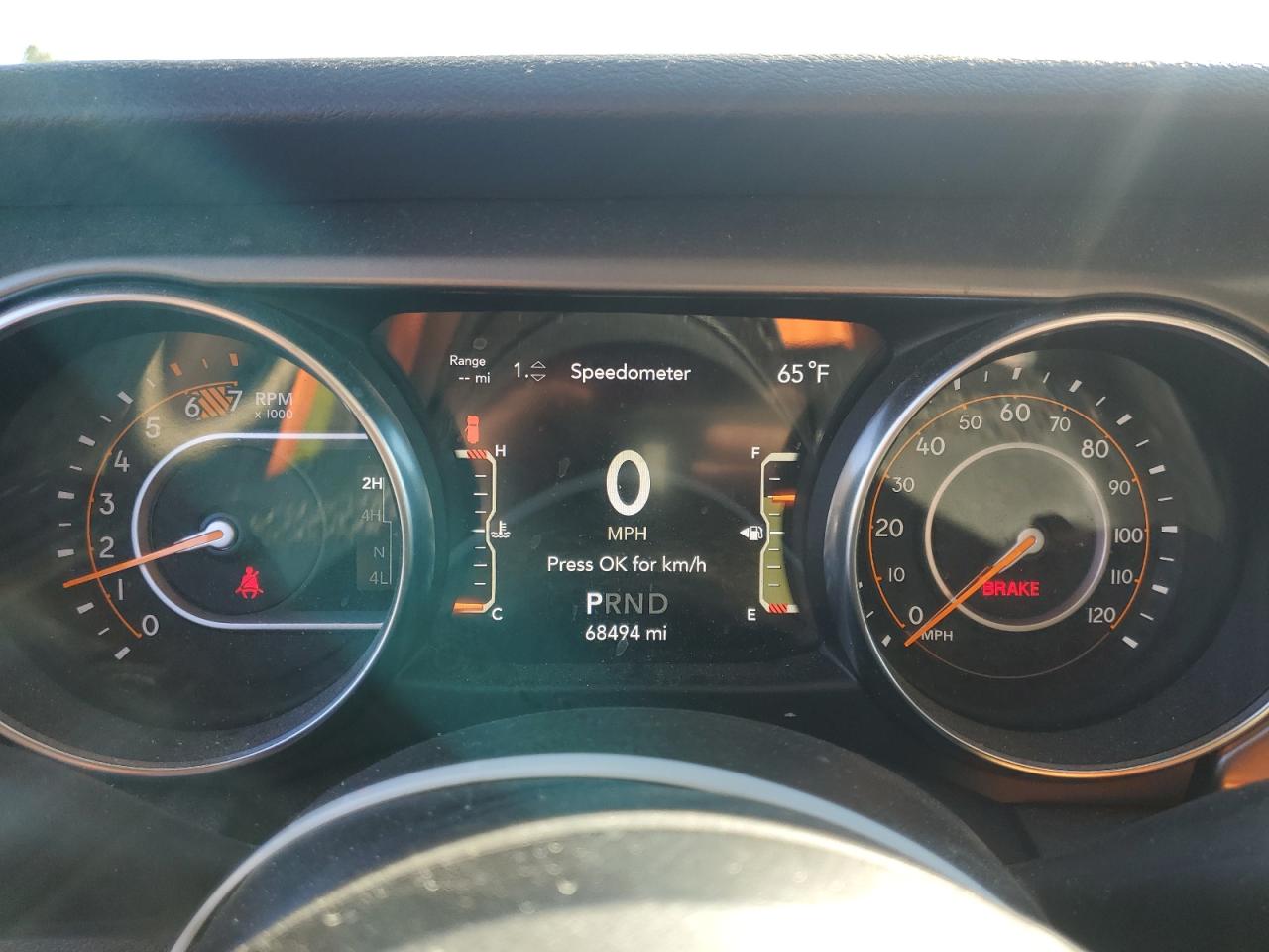 2019 Jeep Wrangler VIN 1C4HJXDN7KW690344 Copart auction photo, front end damage thumbnail 9