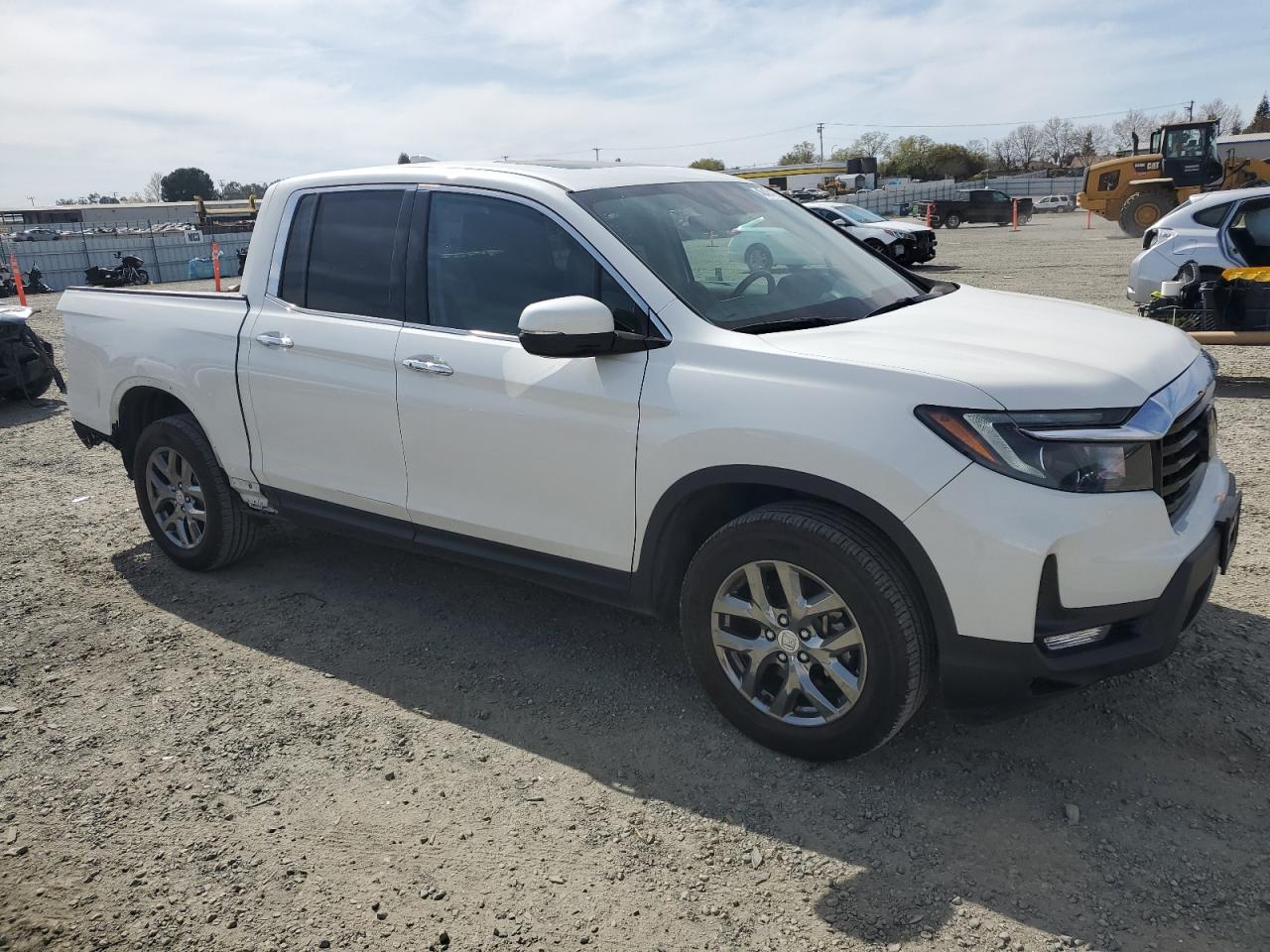 2021 Honda Ridgeline VIN 5FPYK3F7XMB019687 Copart auction photo, rear end / side damage thumbnail 4