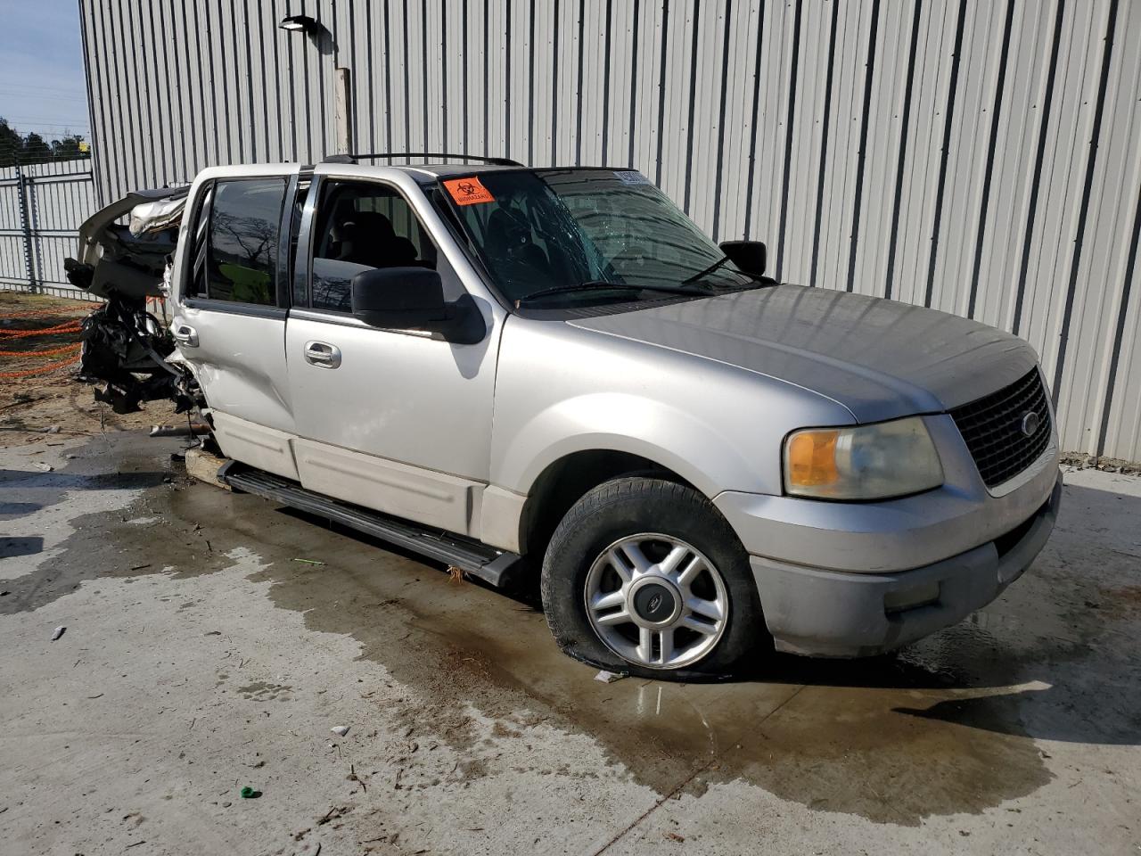 2003 Ford Expedition VIN 1FMPU15L83LB17724 Copart auction photo, rear end / side damage thumbnail 4
