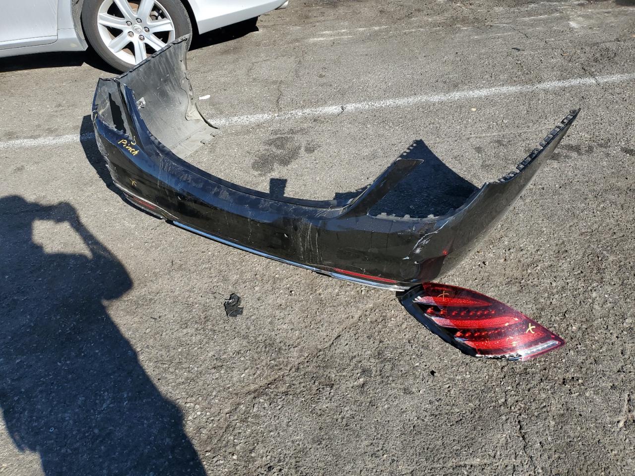2018 Mercedes-Benz S-klasse VIN WDDUG8DB3JA416844 Copart auction photo, rear end / side damage thumbnail 14