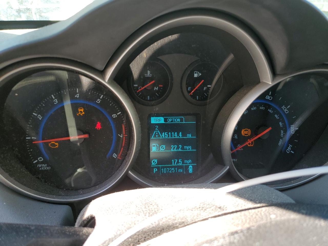 2016 Chevrolet Cruze VIN 1G1PC5SH5G7212747 Copart auction photo, front end damage thumbnail 9