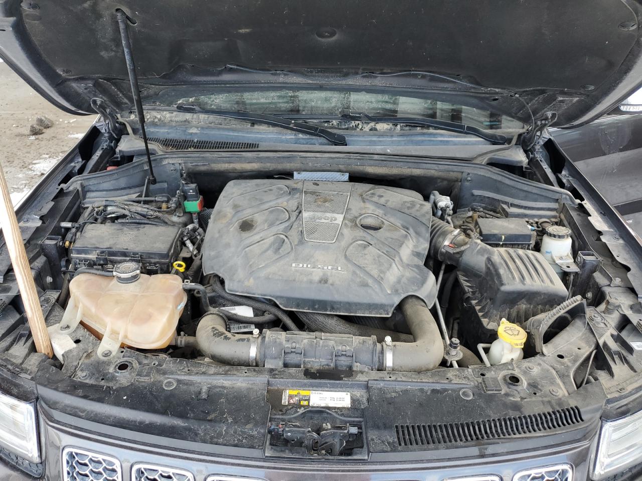 2014 Jeep Grand Cherokee VIN 1C4RJFJM0EC386000 Copart auction photo, hail damage thumbnail 12