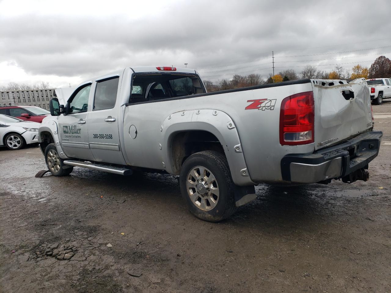 2012 GMC Sierra VIN 1GT424C83CF182041 Copart auction photo, all over damage thumbnail 2
