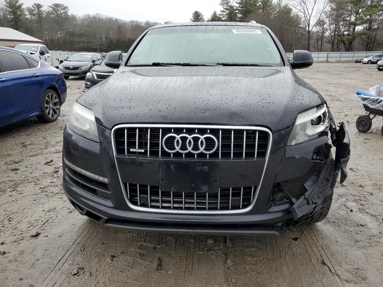 2015 Audi Q7 VIN WA1LGAFE3FD015413 Copart auction photo, front end damage thumbnail 5