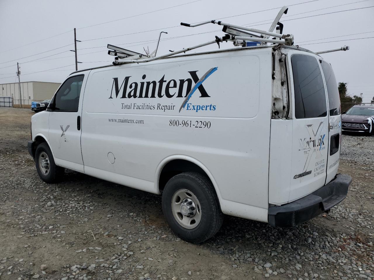 2017 Chevrolet Express VIN 1GCWGAFF2H1107239 Copart auction photo, all over damage thumbnail 2