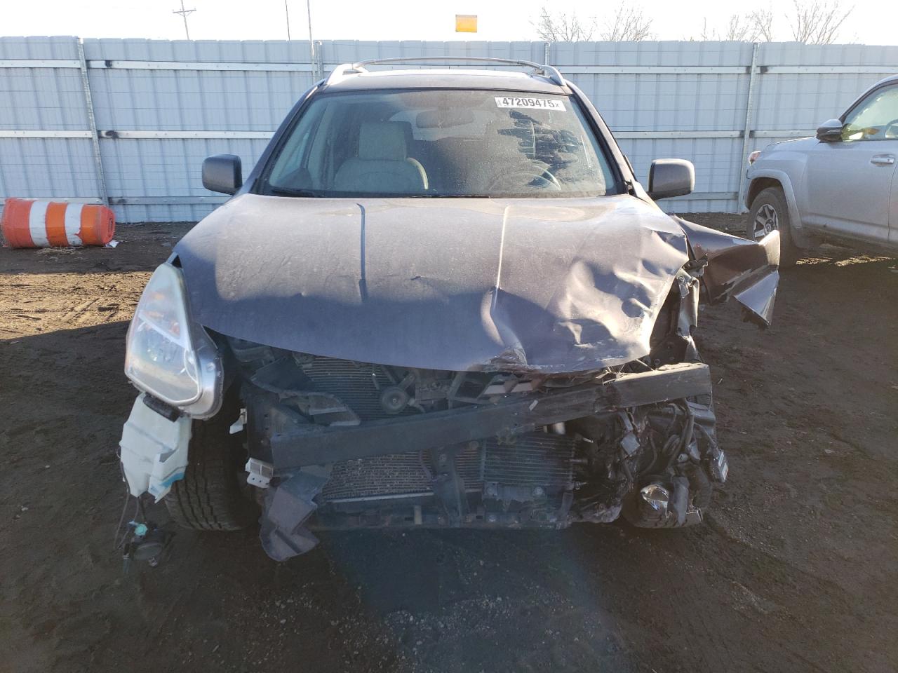 2010 Nissan Rogue VIN JN8AS5MV8AW609096 Copart auction photo, front end damage thumbnail 5