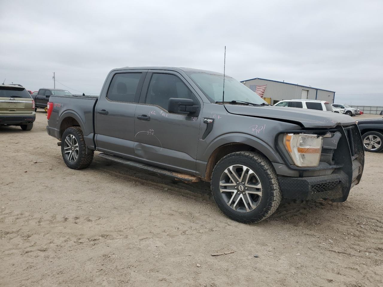 2021 Ford F-150 VIN 1FTEW1EP9MKE41359 Copart auction photo, front end damage thumbnail 4