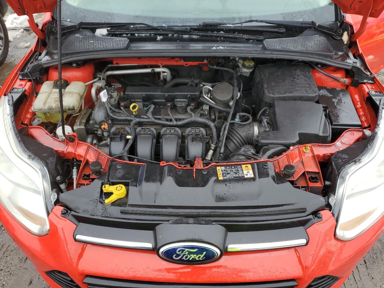 2014 Ford Focus VIN 1FADP3F20EL301418 Copart auction photo, front end damage thumbnail 11